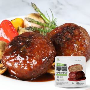 (12팩) 포르미 한돈한우 두툼 함박스테이크 180g 12팩 국내산 수제