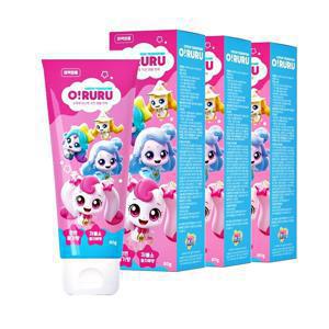 오루루 티니핑 어린이 아동 유아 키즈 덴탈 치약 80g 3개
