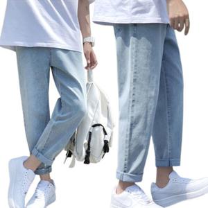 남자 스트레이트 밴딩청바지 일자 청바지