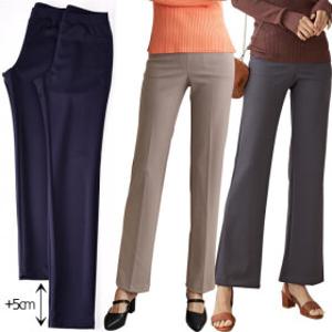 +5cm기장추가 봄 바지 키큰여자 빅사이즈 밴딩