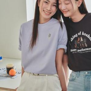 여성) 코숏 쿨텐션 오버핏 반팔티_PHF2TS2210