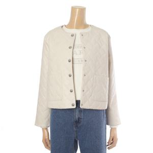 [페이지플린]노카라 퀄팅 레더 자켓 (F4AJK013)