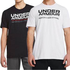 언더아머반팔티 RQD 1385068-001 언더아머 워크마크 남여공용 숏