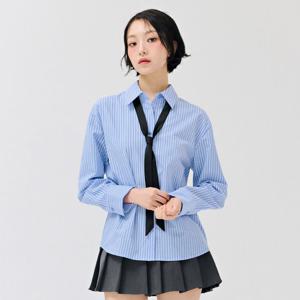 여성 베이직 스트라이프 셔츠-DERG5462B0D