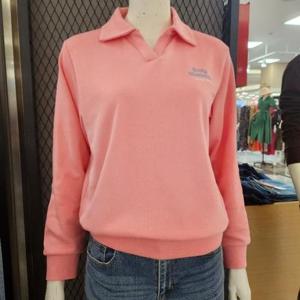 뱅뱅 HC15 뱅뱅 가을 여성  오픈카라 맨투맨 티셔츠 CTK675