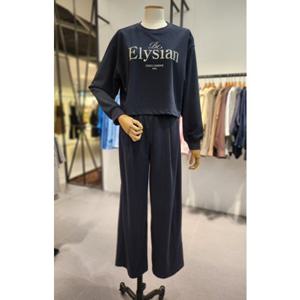 [코데즈컴바인](CJC-XX503W9Z)  맨투맨 와이드 트랙팬츠 셋업