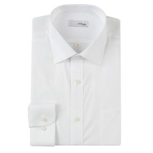 [에스티듀퐁(셔츠)]25년SS 화이트 일반핏 면140수 와이셔츠룩 SE5SM11LS101SWH