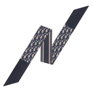 디올 오블리크 미차 스카프 네이비 15DOB106I600 C541