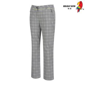 (여성)일자 체크 팬츠_MMW2LP12