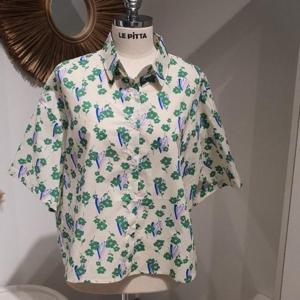 르피타 HC06 면 반팔 셔츠(아이보리) L252USH459