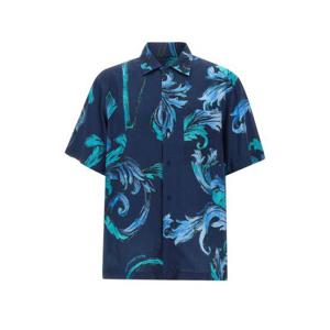 베르사체 반팔 셔츠 78GAL2B0 NS632283 Blue