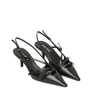 미우미우  여성 로덴 페이턴트 레더 슬링백 5I013EM055069 Green