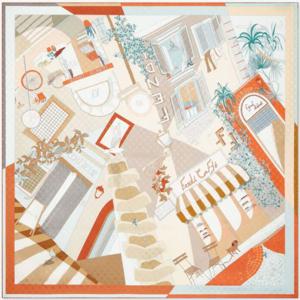 펜디 머플러 스카프 FXT091AUMA F1FU2 ARANCIONE MULTICOLOR