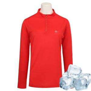 여자 여름 아이스 쿨 등산 긴팔 티셔츠 DWW-MOS-412-레드