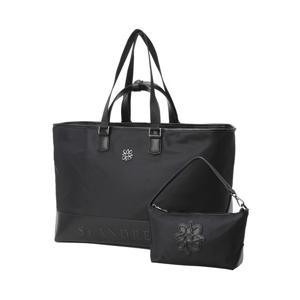 [세인트앤드류스]여성 레더 믹스 보스턴백 & 미니 파우치_821E1BB058_BK