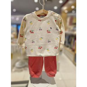 블루독베이비[hu]25.FW가을신상 (IV)체리상하세트 45A70-672-12 여아상하복 등원복 외출복 맨투맨 실내복