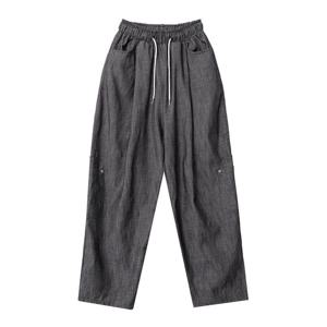 [리빌모아]남자 밴딩 카고 데님 라이크 코튼 팬츠 DS-JEA-Q097-