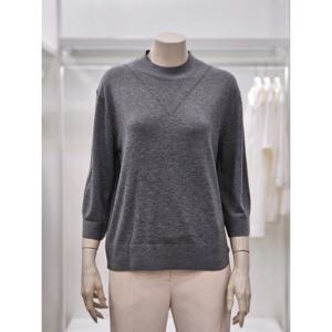 [프렐린]RWP253011 루즈핏 반목 7부 소매 니트