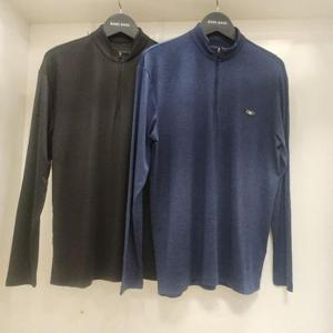 뱅뱅 HC15 뱅뱅 봄 여름  남성 쿨 기능성 소재 반집업 스판 반집업 긴팔 티셔츠 NTLT14