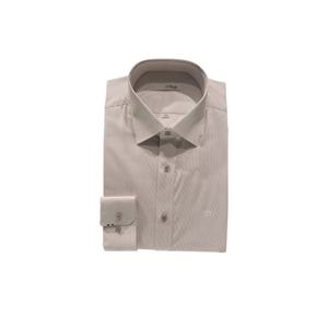 [에스티듀퐁(셔츠)]연브라운 스트라이프 뱀브원단 슬림핏셔츠 SE5FM21LS320SBW