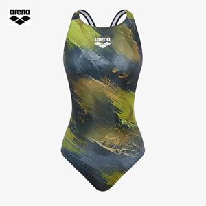 아레나 마티에르 A5FL1CO01 YEL (주머니백 증정)  여성 선수 레이서백 원피스 실내수영복