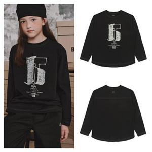 [블루테일]HP AZG7TS04BK 절개 블랙 긴팔 티셔츠PG