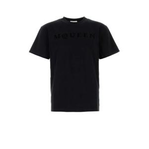 알렉산더 맥퀸 반팔 티셔츠 847750QTAD5 548 Black