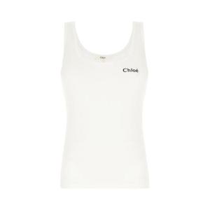 끌로에 민소매 티셔츠 CH25SJH12180 101 WHITE