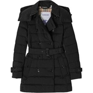 버버리 8096366 A1189 에쉬윅 벨트 디태처블 후드 다운패딩 블랙