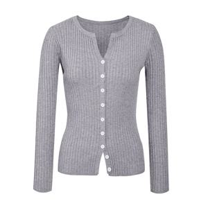 [제이제이 지고트]베이직 브이넥 골지 가디건 GR9N1CD931