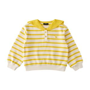 블루독스튜디오 [블루독](YE)STRIPE스웨트셔츠(25A3533450) FW25가을상품 여아카라티셔츠