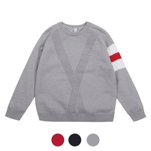 [파파브로]남성 슬리브배색 FW 골프 니트티셔츠 LB-KNG-2501