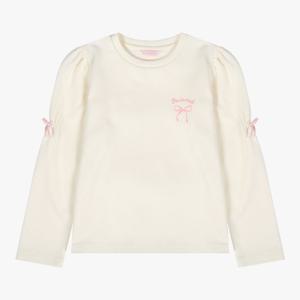 [로엠걸즈(아동)]소매 리본 포인트 스웨트셔츠 RGMA25WY1