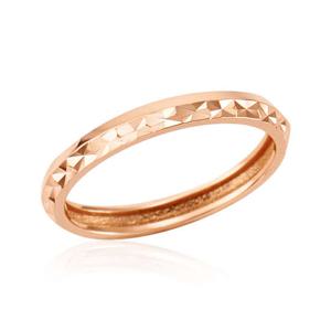 [비앤비골드] 14K 엣지 하프 다이아컷팅 올밴드 반지 SRS42134
