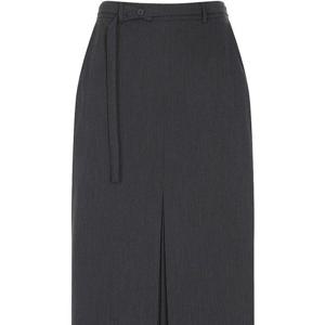 [올리브데올리브] 앞 트임 H라인 롱스커트 OW5AS8830