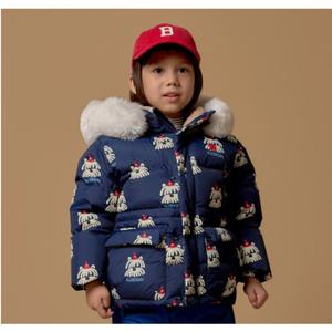 블루독 스튜디오[블루독](NY)스노우B.도기덕다운점퍼 25C1511402 FW25겨울상품 키즈다운점퍼