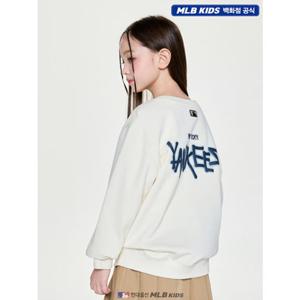 [MLB키즈US] (7AMTB1456-50CRS) 스트릿 베이직 로고 아트웍 기모 맨투맨 아동맨투맨 키즈맨투맨