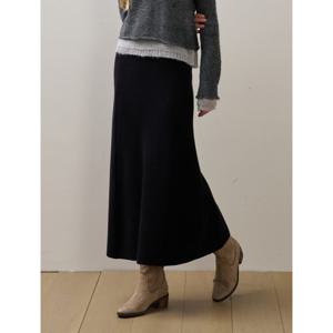 [GGPX]심플 슬림핏 H라인 롱 스커트 (GPCWH016D)