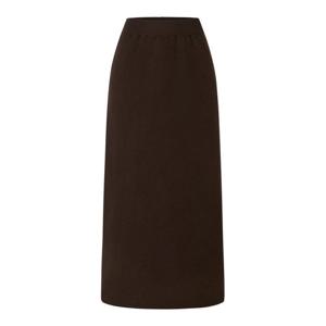 [탱커스]베이직 슬림핏 백 트임 니트 롱 스커트 (TX4SK012L0)