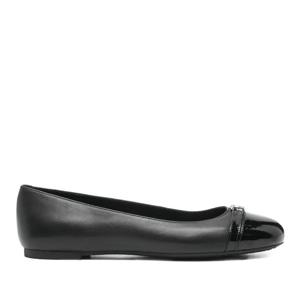 마이클코어스 맨디 라운드 토 슬립온 발레리나 40F5MAFP1 A001