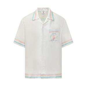 카사블랑카 긴팔 셔츠 MSP26SH003 01 WHITE