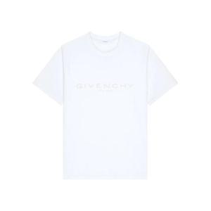 지방시 반팔 티셔츠 BM71NK3YSF 100 White