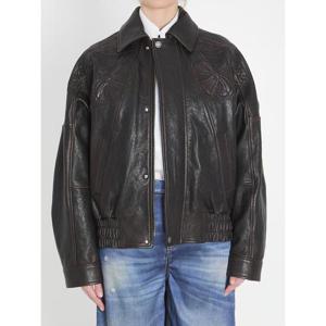 골든구스 가죽 자켓 GWP02560 BLACK