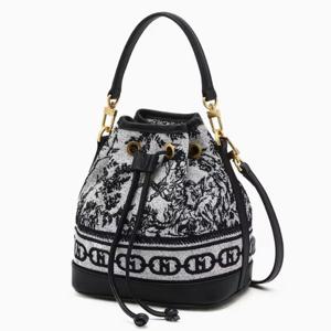 [헤지스ACC] 뜨왈드주이 네이비 자카드 복조리 미니 크로스백 HIWA6E310N3