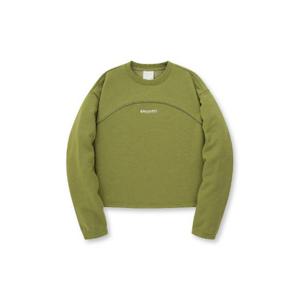 디스커버리긴팔티 TQT DWMT91046-OLS 여성 세미크롭 기모 맨투맨