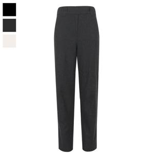 여자 겨울 데일리 테이퍼드 기모 밴딩 팬츠 LVW-PTK-Q001-차콜