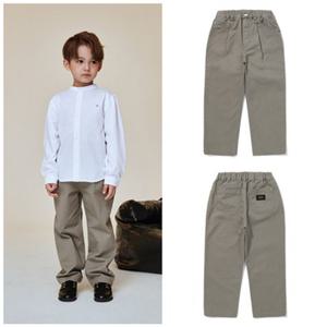 빈[BEEN]HP 아동 다크 베이지 주름 일자 팬츠 BA11PT06DE PG