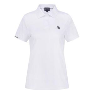 파리게이츠골프반팔티 NQC 521E1TO101_WH 여성 메쉬 블록 칼라 반팔 티셔츠