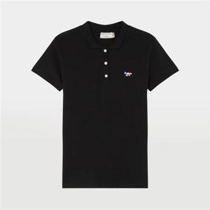 메종키츠네 트리컬러 폭스 패치 폴로 반팔 티셔츠 DW00202KJ7002