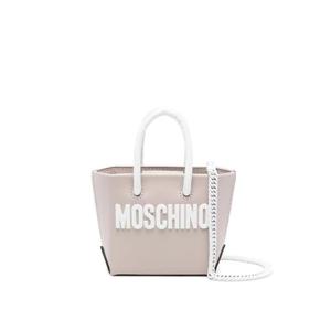 모스키노 레터링 로고 가죽 미니 백 A75588001